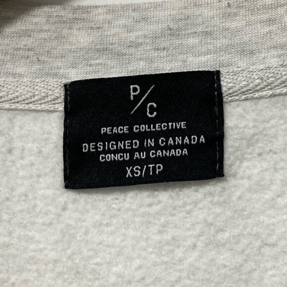 Peace Collective Vintage “High Park” Crewneck Sweatshirt Grey — Size XS - Picture 7 of 7